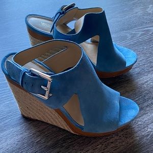 michael kors wedge sandals size 9